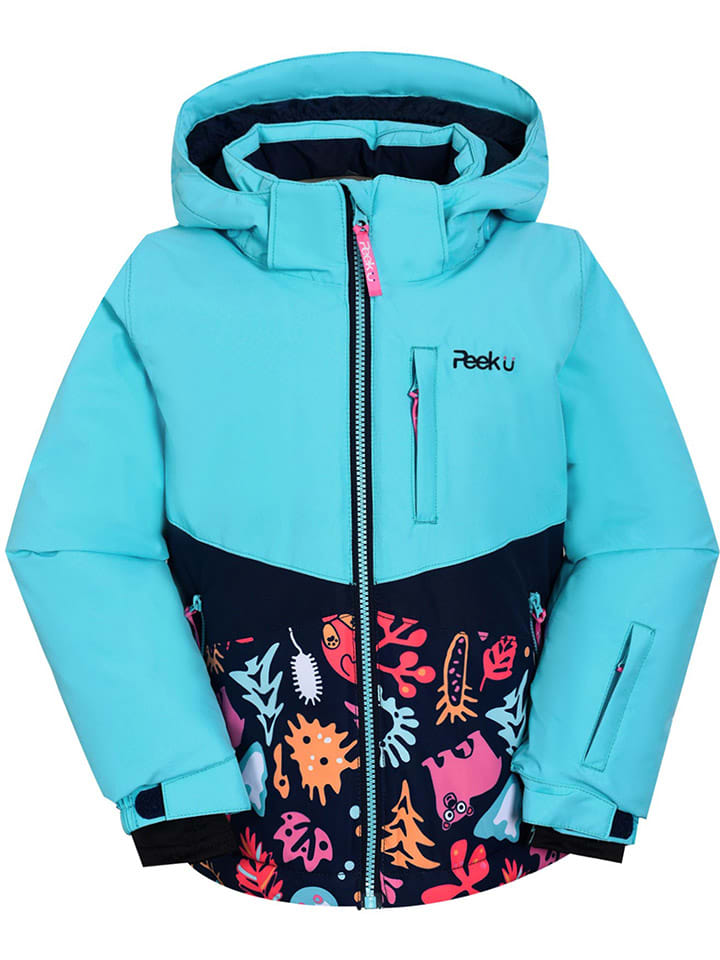 Funktions-Winterjacke "Livia" in Hellblau/ Dunkelblau