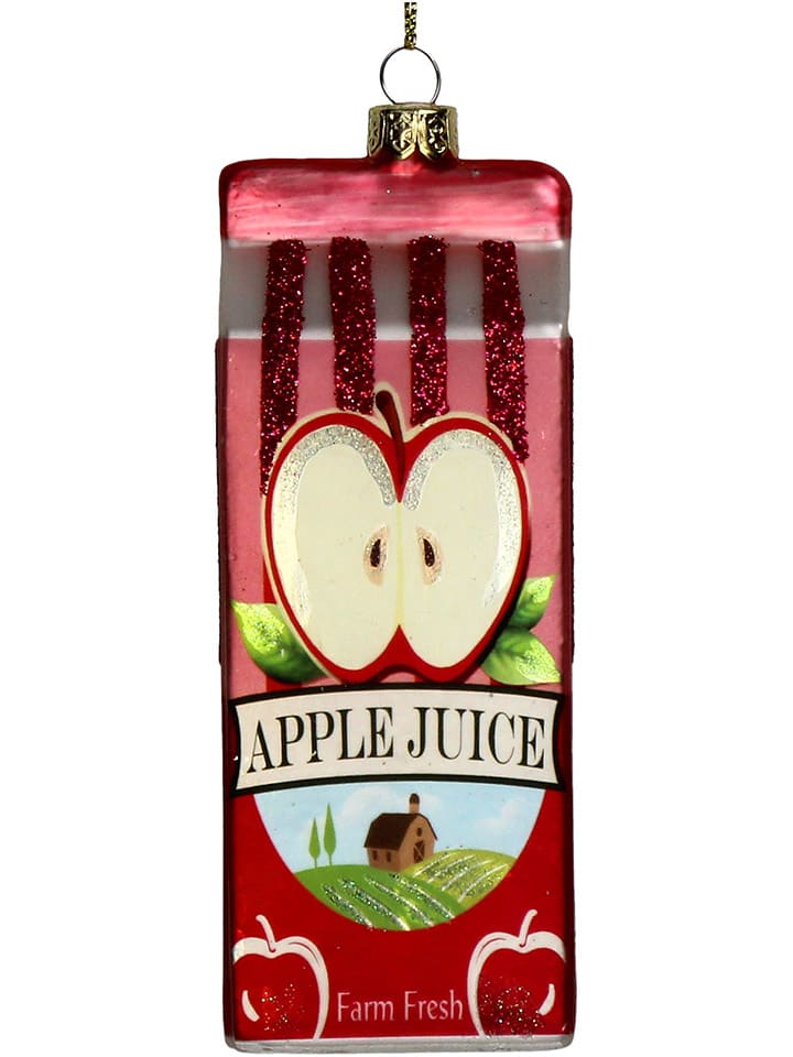 Christbaumkugel ''Apple Juice'' in Rot - (H)12,7 cm