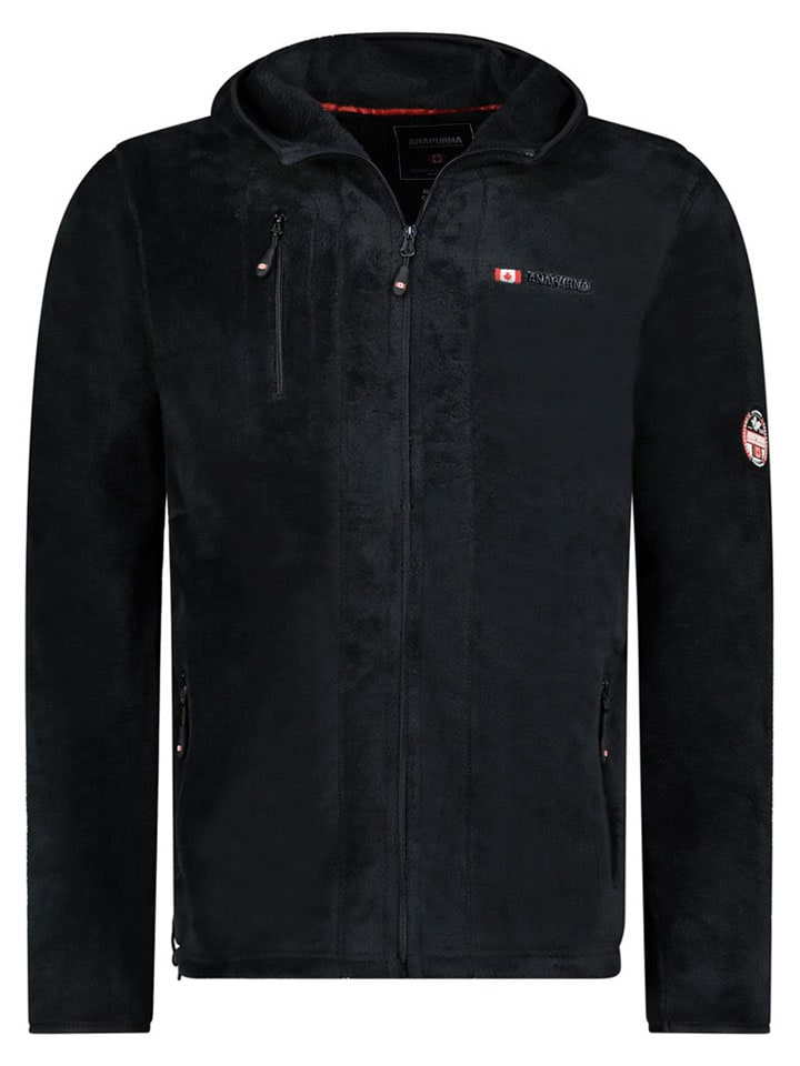 Fleecejacke "Utah" in Schwarz