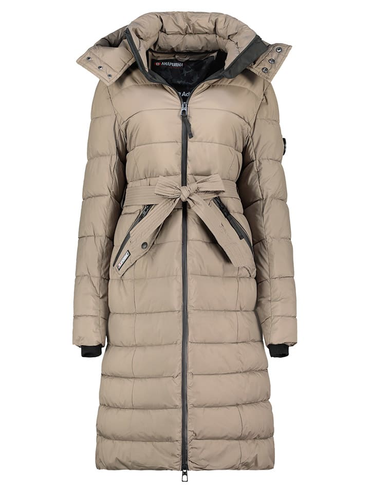 Parka "Cabana" w kolorze szarobrązowym