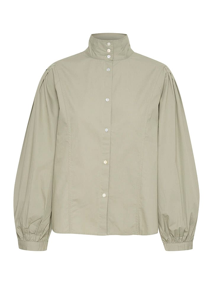 Bluse in Khaki