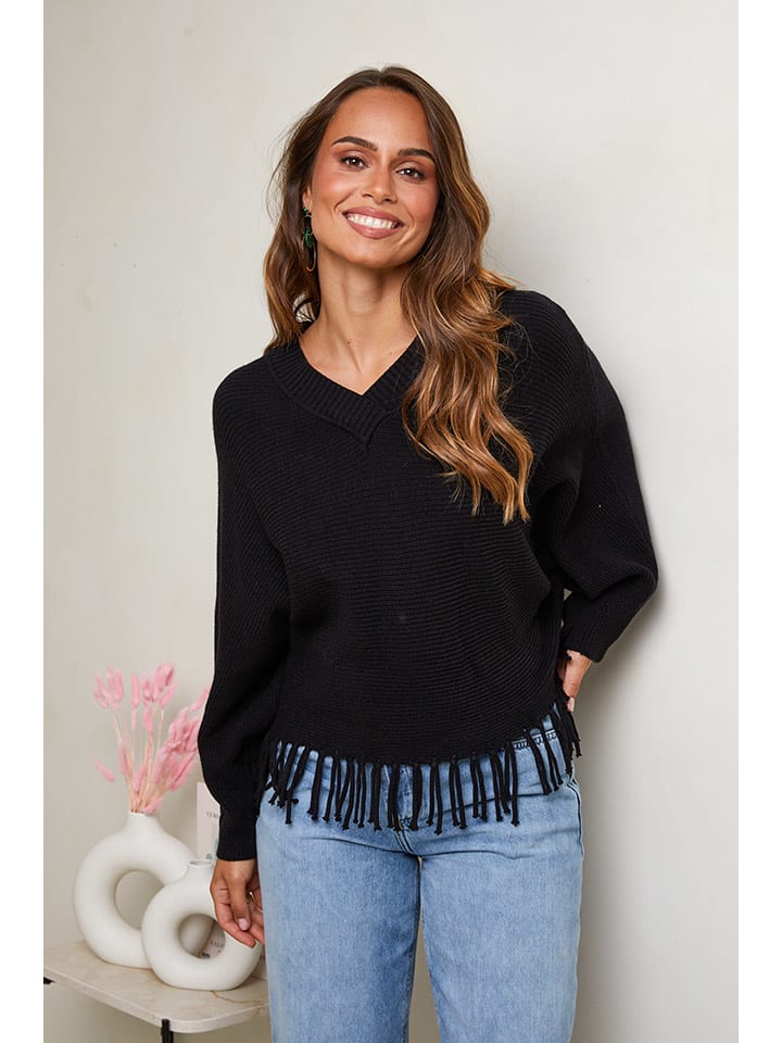 Sweter w kolorze czarnym
