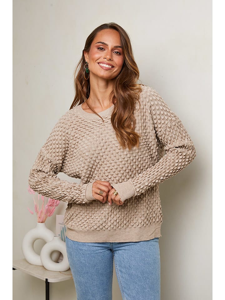 Pullover in Beige