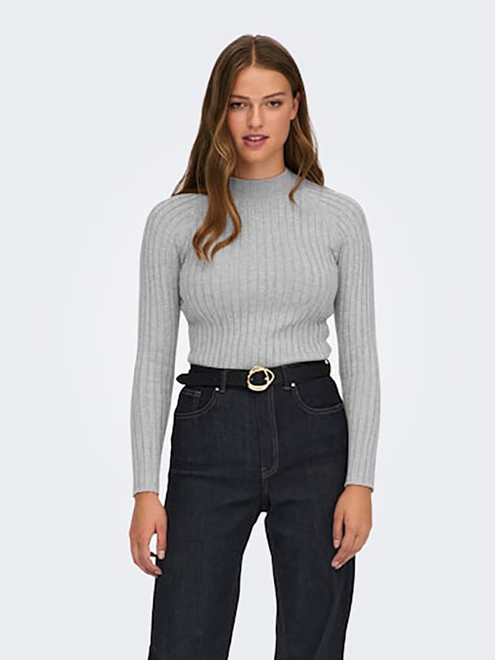 Sweter w kolorze szarym