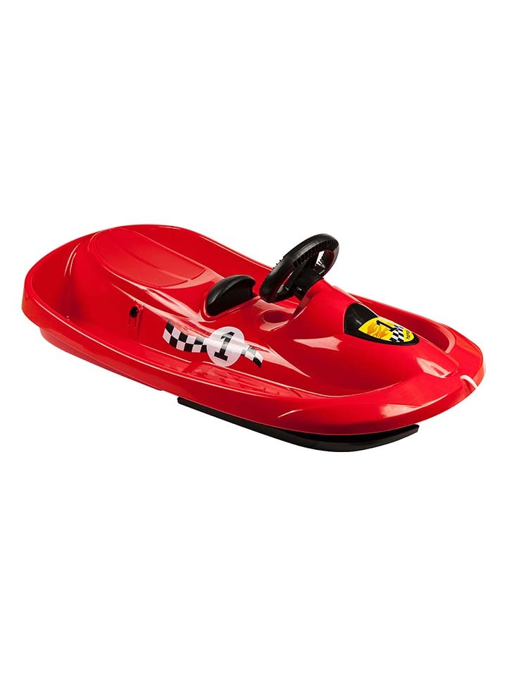 Sanki "Sno Formel" w kolorze czerwonym - 4+