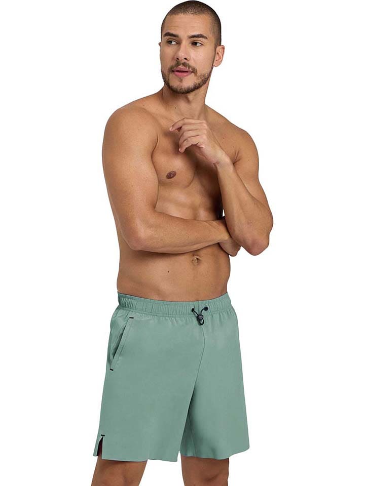 Szorty kąpielowe "Evo Beach" w kolorze khaki