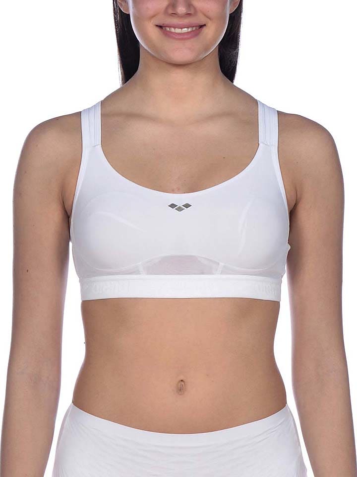 Sport-BH "Elettra" in Weiß - Medium
