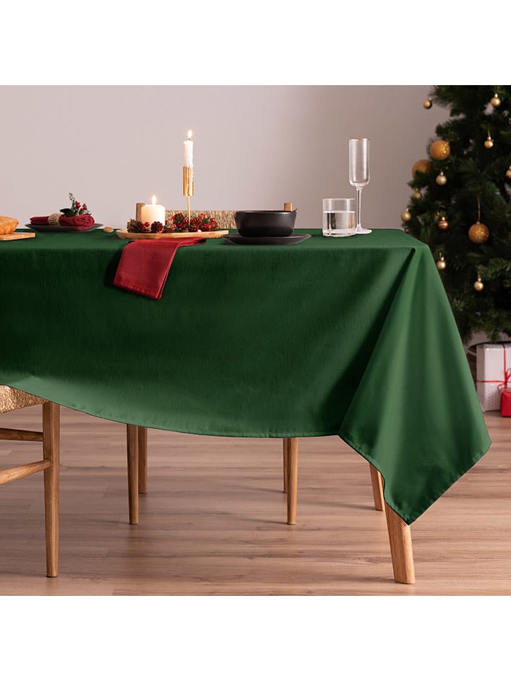 Obrus "Christmas" w kolorze zielonym