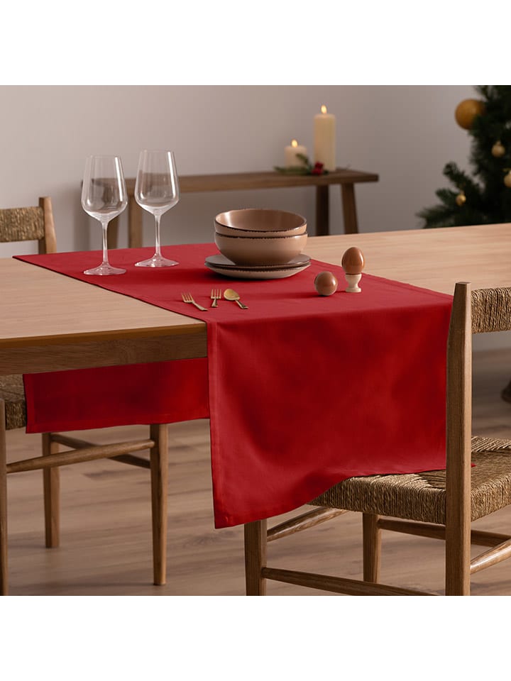 Bieżnik "Christmas" w kolorze czerwonym