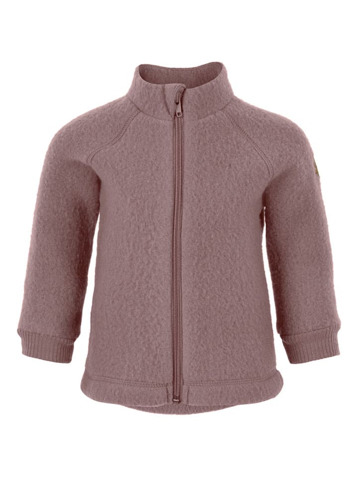 Wollen vest oudroze