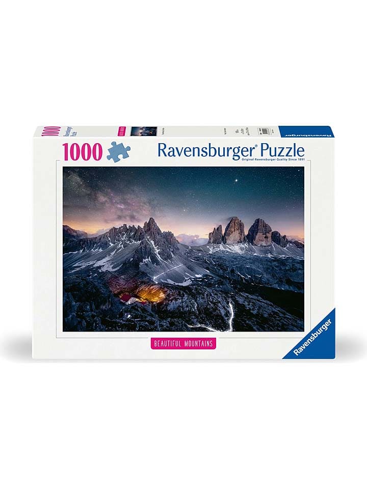 1000tlg. Puzzle "Drei Zinnen, Dolomiten" - ab 14 Jahren