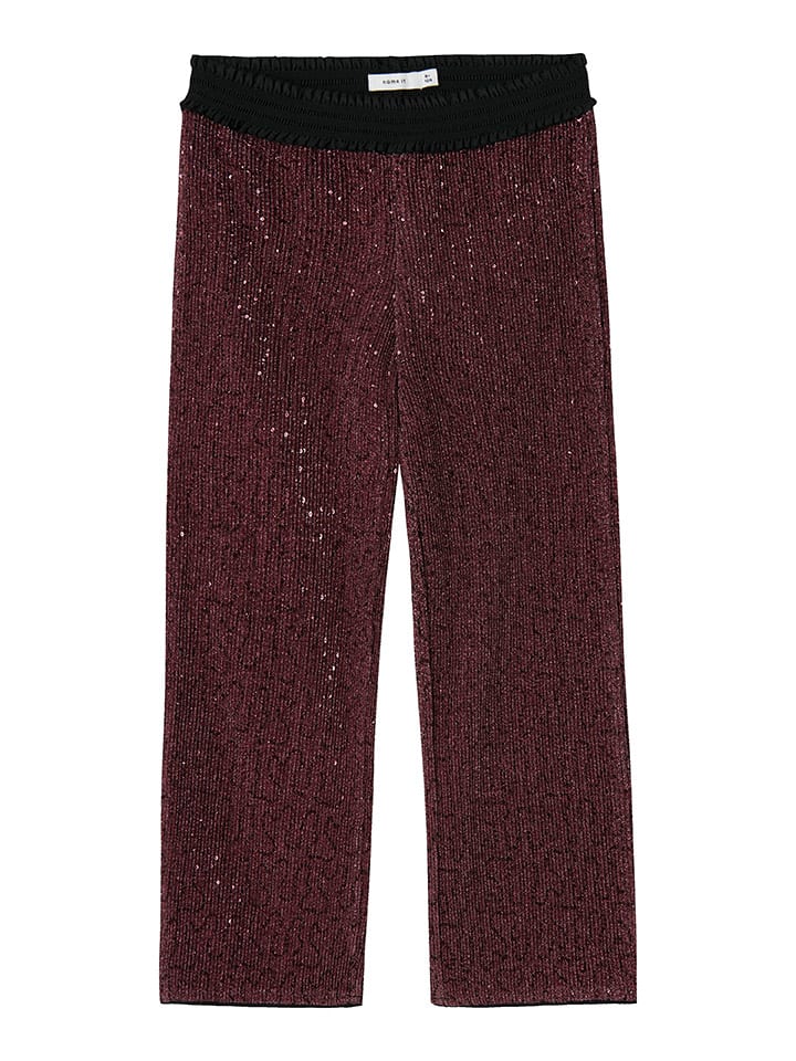 Pailetten-Hose "Runic" in Rot
