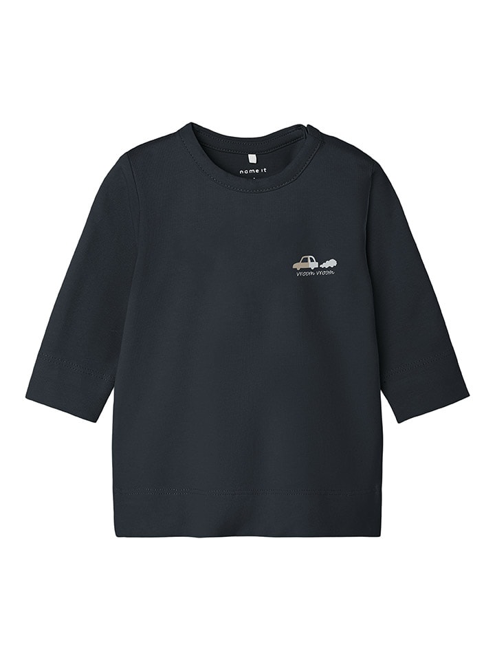 Longsleeve "Oswin" in Dunkelblau