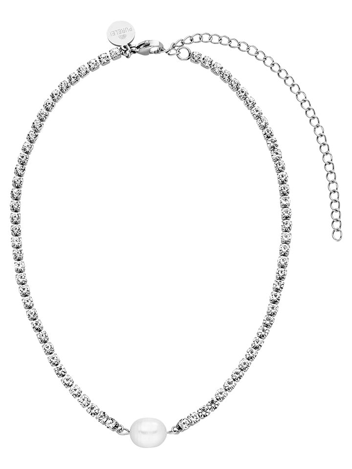 PAULETTE - Collana con perle e cristalli Swarovski - Elisabetta Sebastio