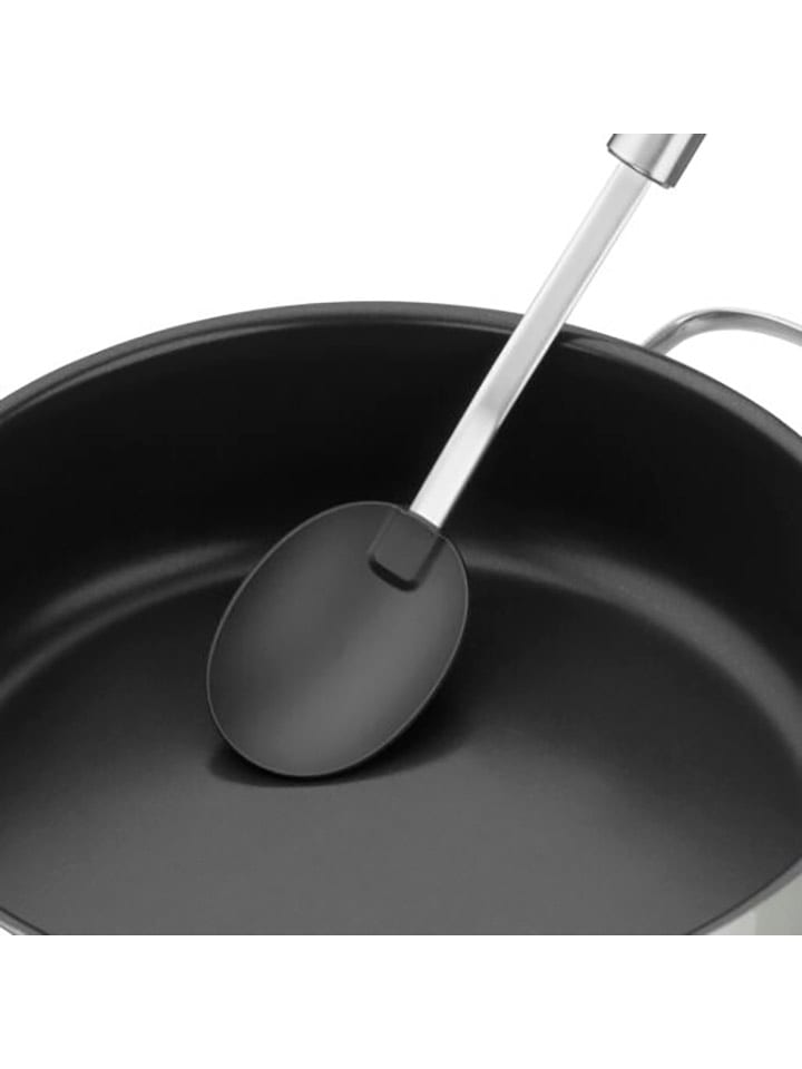 Łyżka "Classic Line" w kolorze srebrno-antracytowym do serwowania - dł. 33 cm