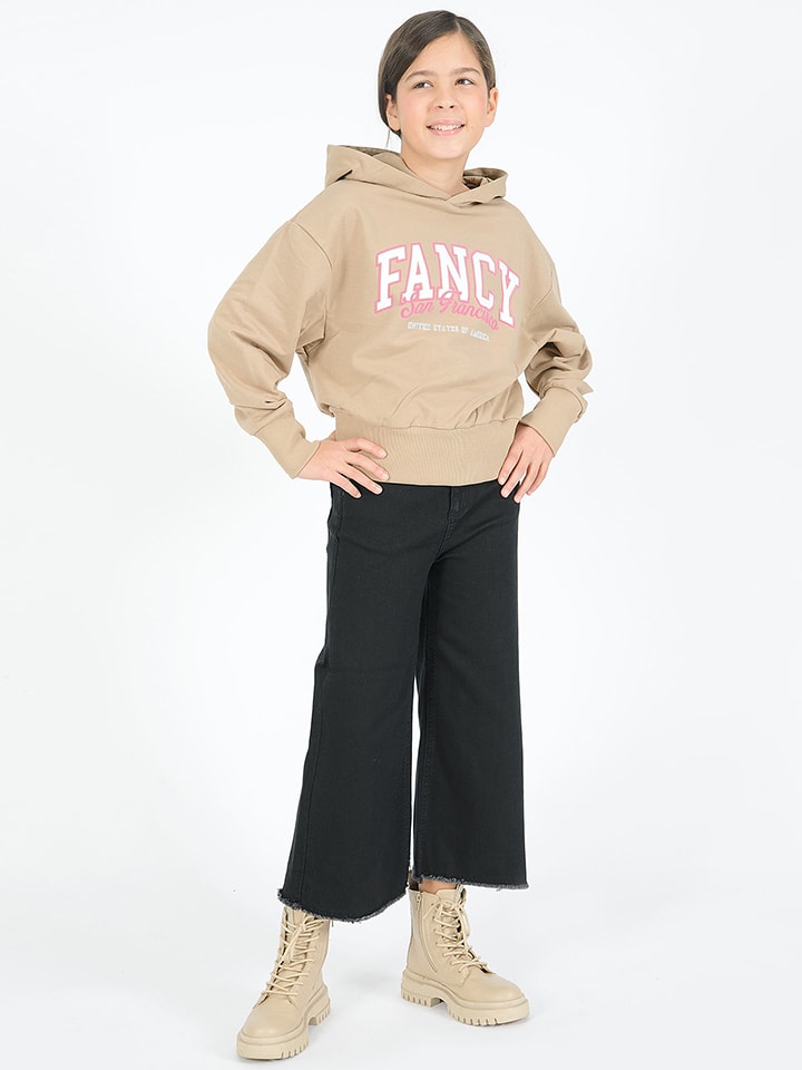 Jeans - Wide leg - in Schwarz
