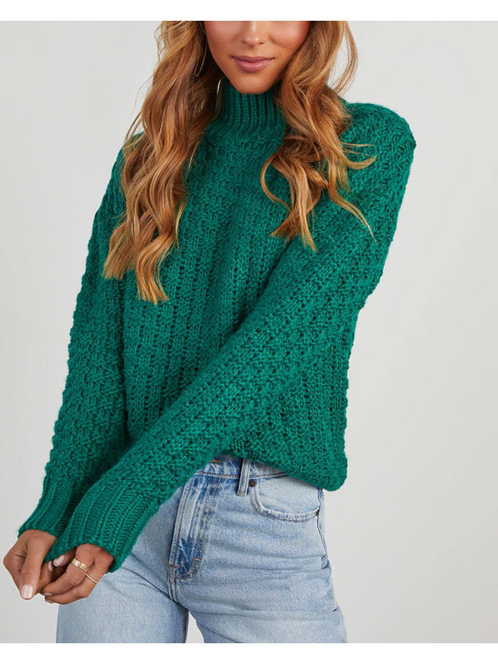 Pullover in Grün