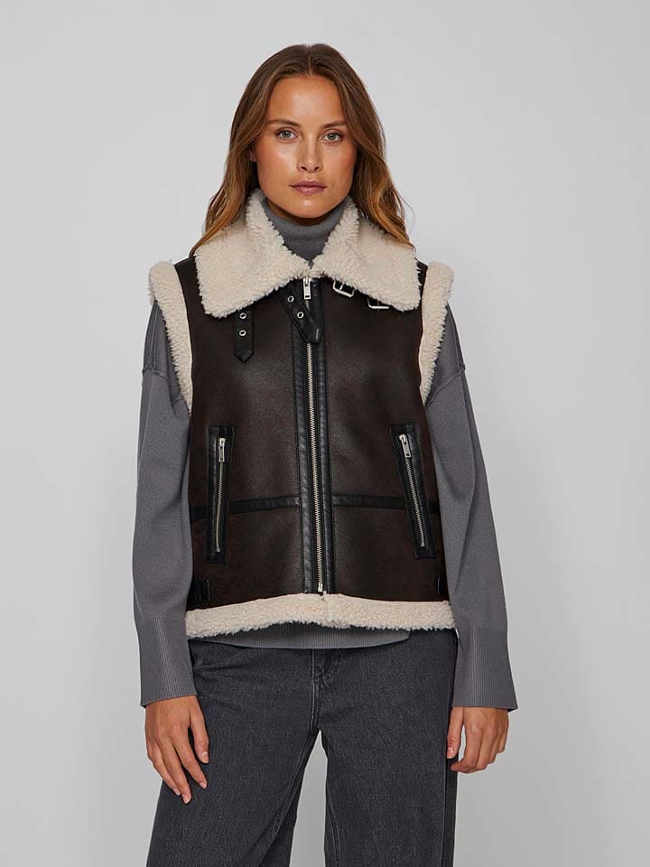 Bodywarmer donkerbruin