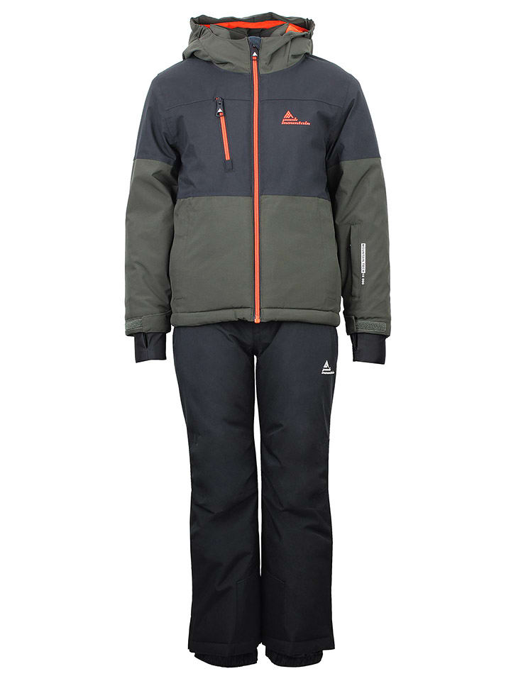 2-częściowy zestaw narciarski "Eruby" w kolorze oliwkowo-czarnym