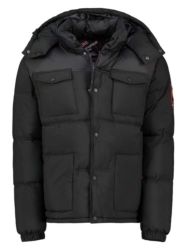 Steppjacke "Bareda" in Schwarz
