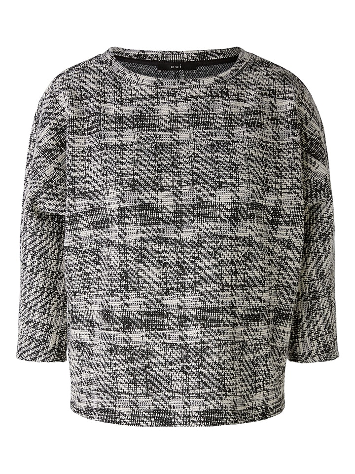 Bluza w kolorze czarno-białym