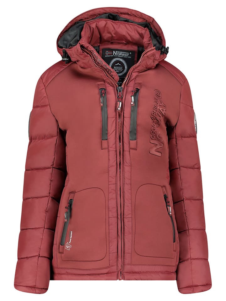 Winterjas "Beachwood" bordeaux