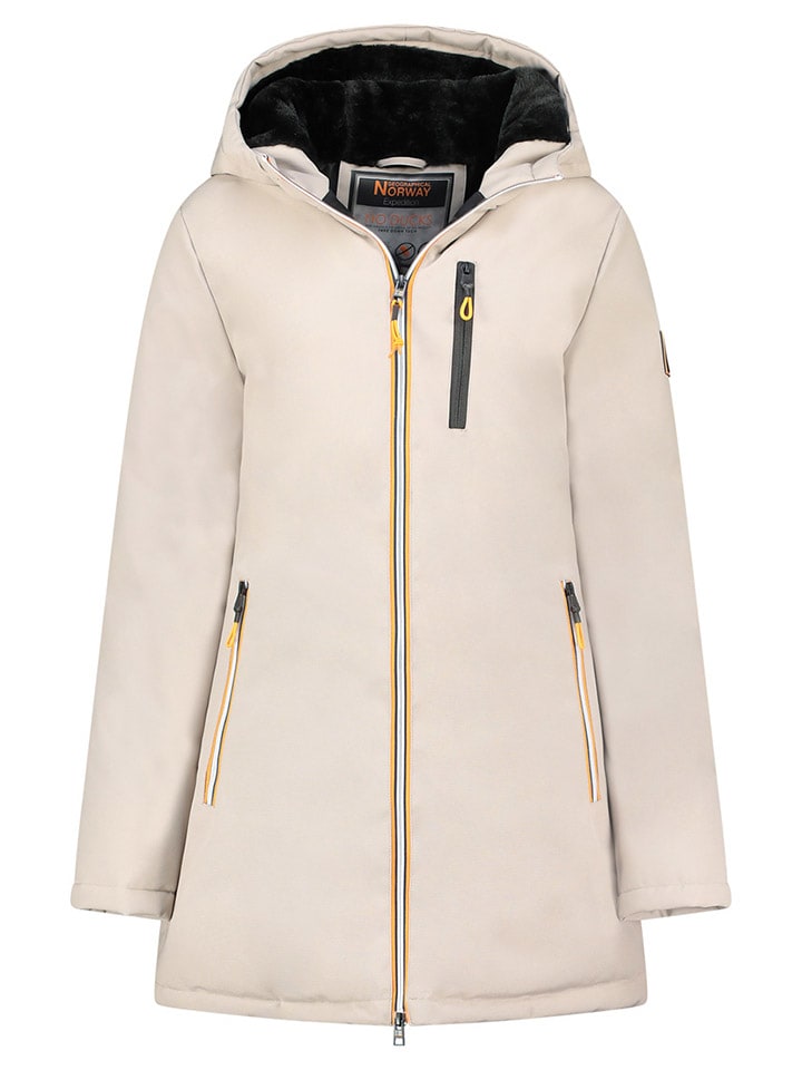 Parka "Cassim" w kolorze kremowym