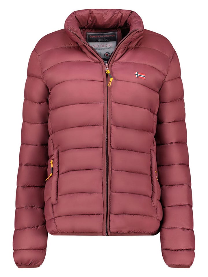 Steppjacke "Atikolor" in Aubergine