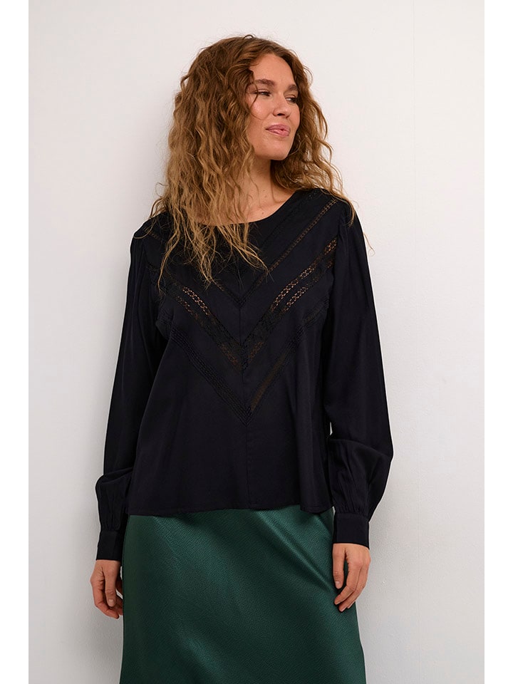 Bluse in Schwarz