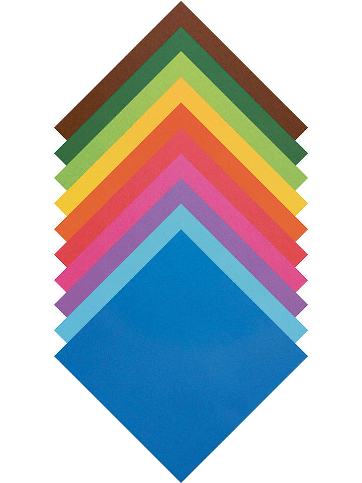 Origami Papier TANT-Mix Gelb - 48 Blatt In 12 Gelbtönen 15x15cm