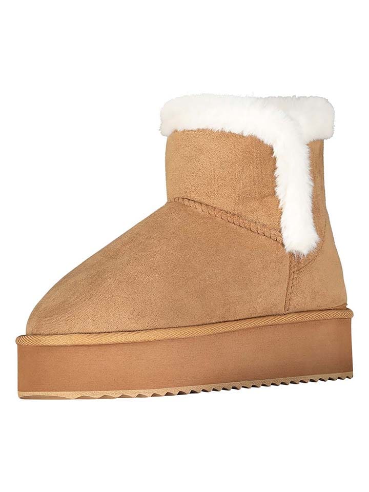 Winterboots "Oslo" in Hellbraun