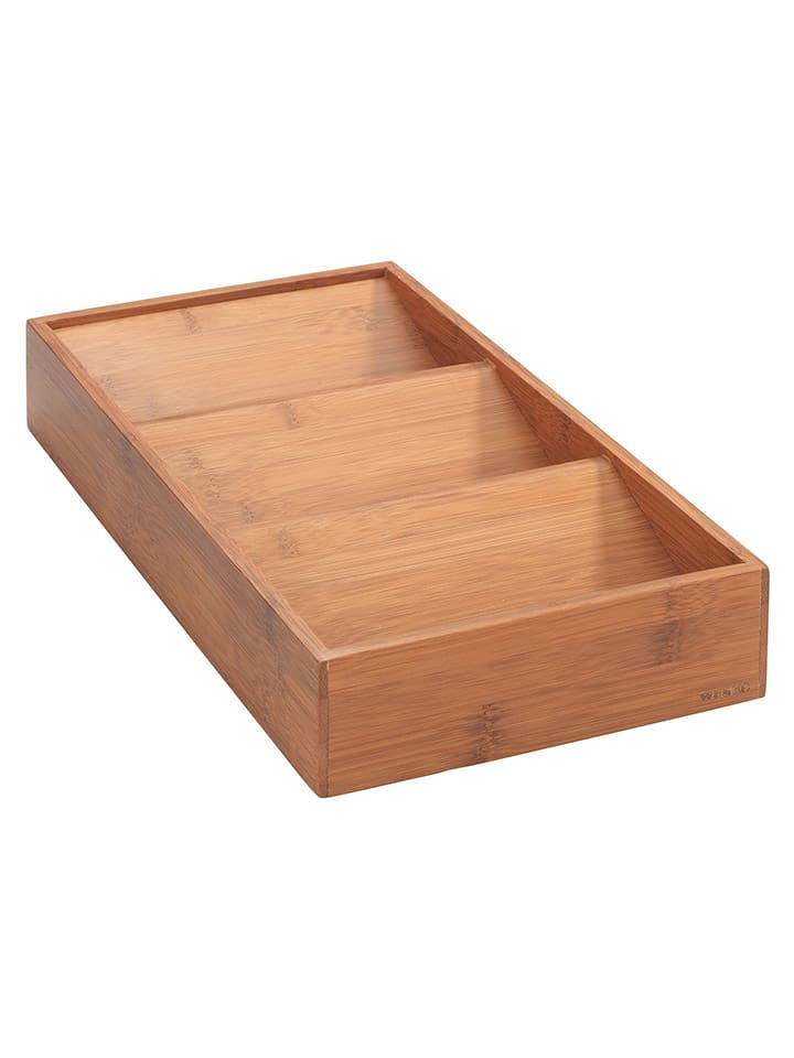 Schubladen-Organizer in Hellbraun - (B)38 x (H)6 x (T)20 cm