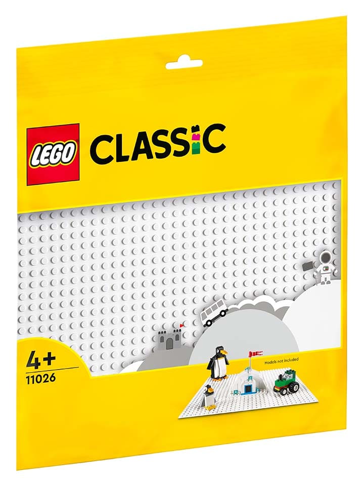 Płytka LEGO® Classic w kolorze białym - 4+