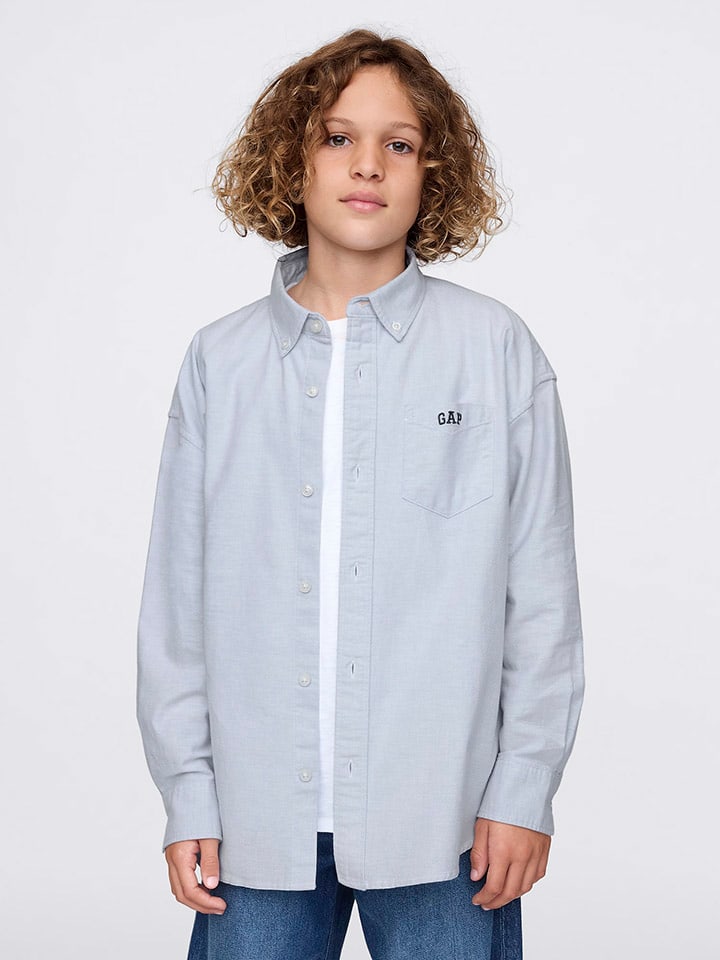 Blouse lichtblauw