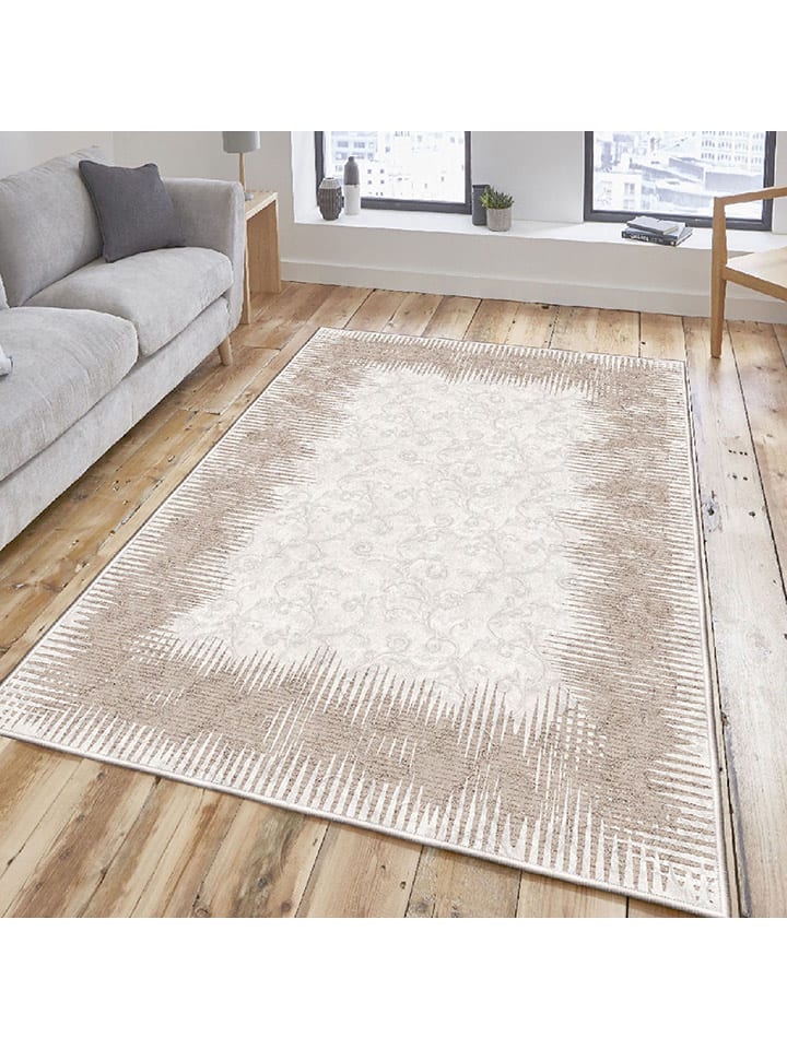 Laagpolig tapijt beige