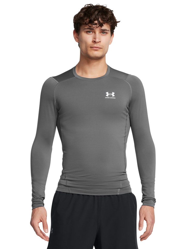 Koszulka sportowa "UA HG Armour Comp" w kolorze szarym