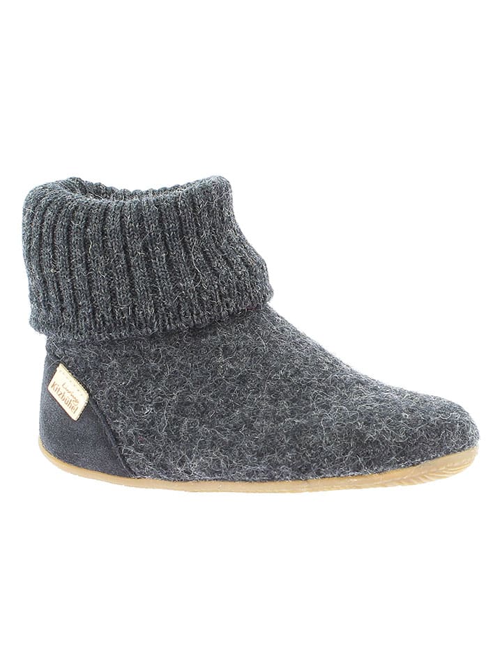 Hüttenschuhe in Anthrazit