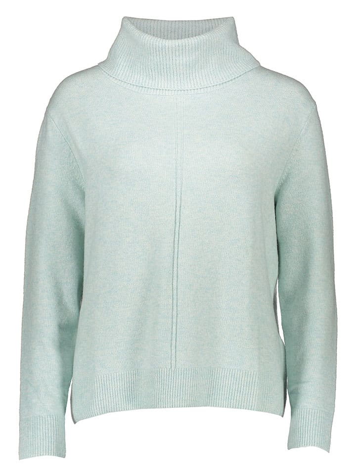 Rollkragenpullover in Mint