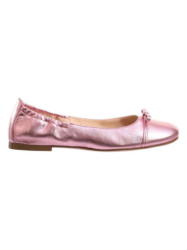Leder-Ballerinas "Betty" in Rosa