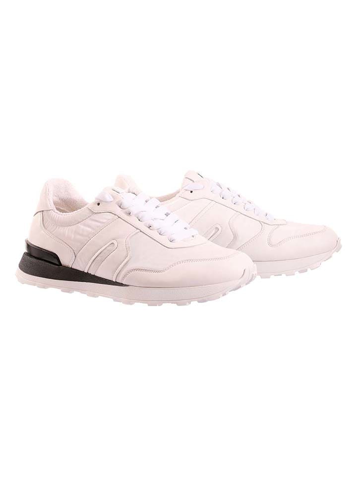 Leder-Sneakers "Tony" in Weiß