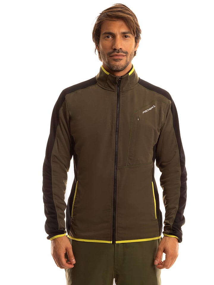 Fleecejacke in Khaki