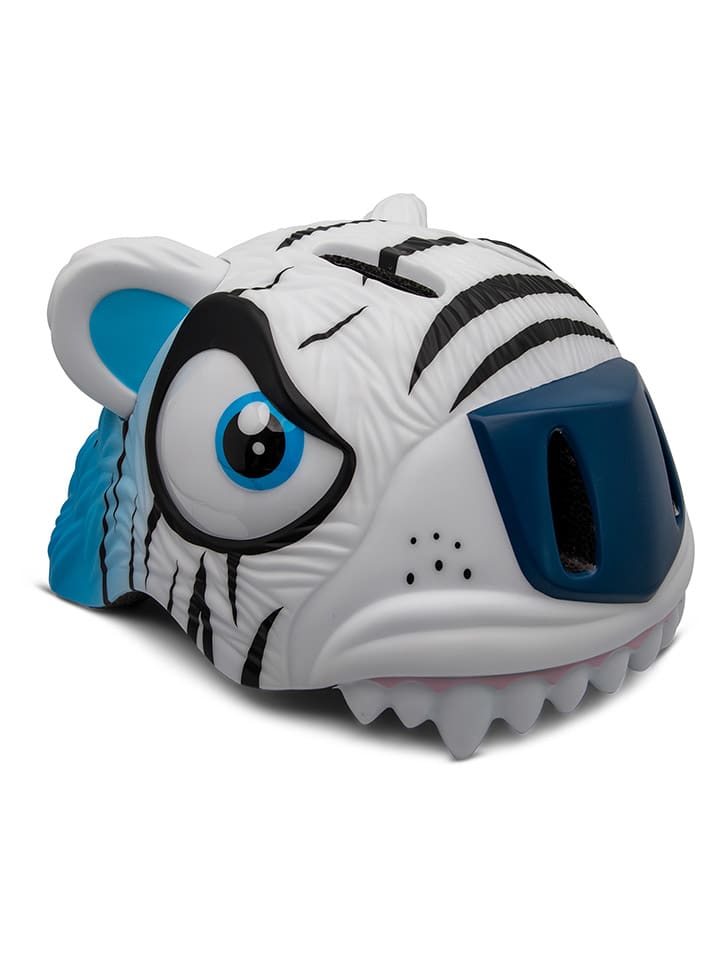 Fahrradhelm "Tiger" in Weiß
