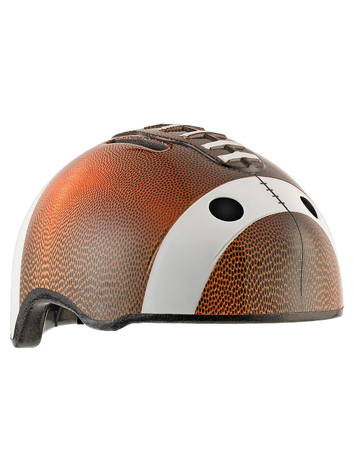 Fahrradhelm "Football" in Braun