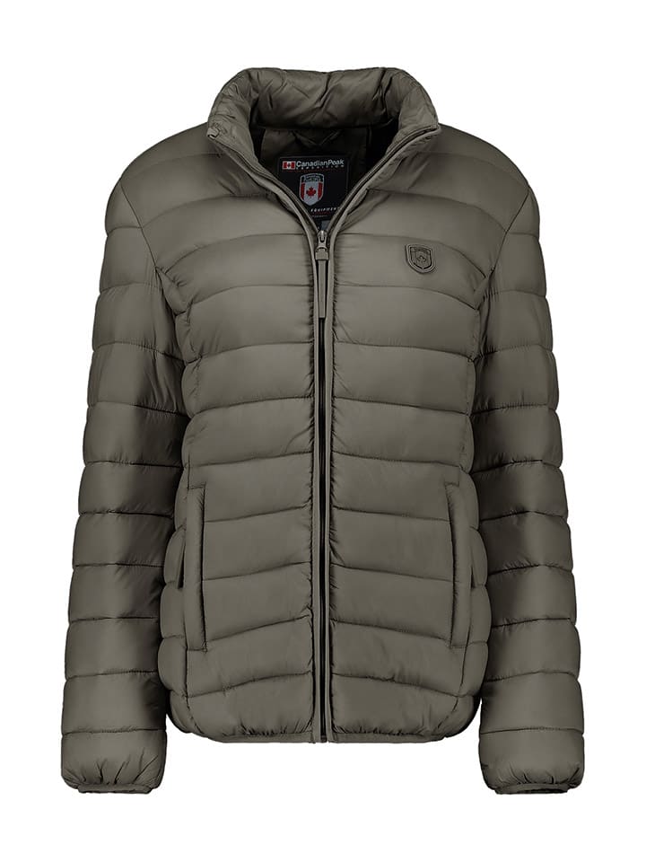 Kurtka pikowana "Akitaleak" w kolorze khaki