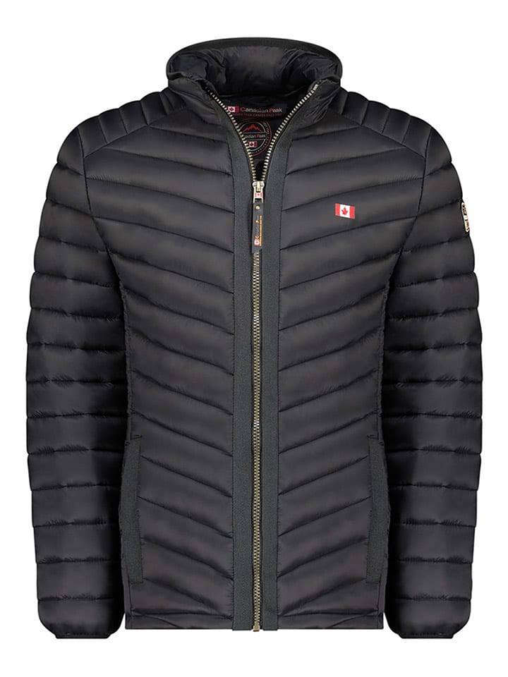 Steppjacke "Carliteak" in Schwarz