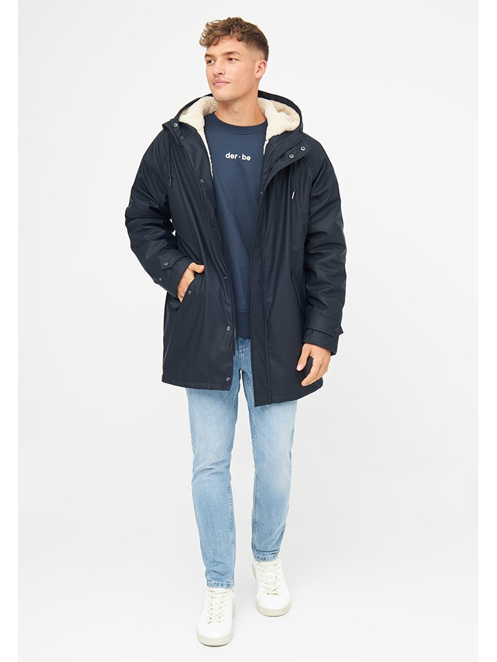 Regenjacke in Dunkelblau