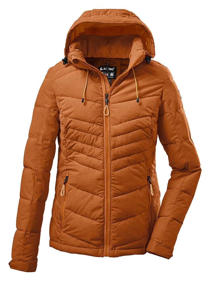 Steppjacke in Orange