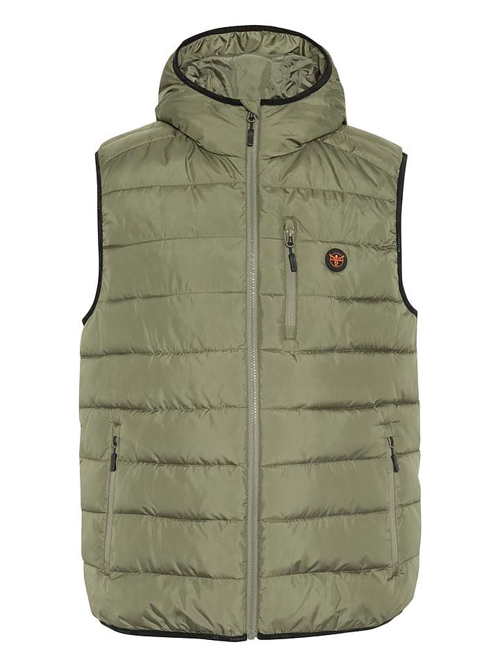 Steppweste in Khaki