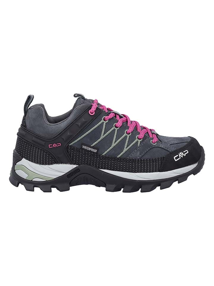 Leder-Wanderschuhe "Rigel" in Anthrazit