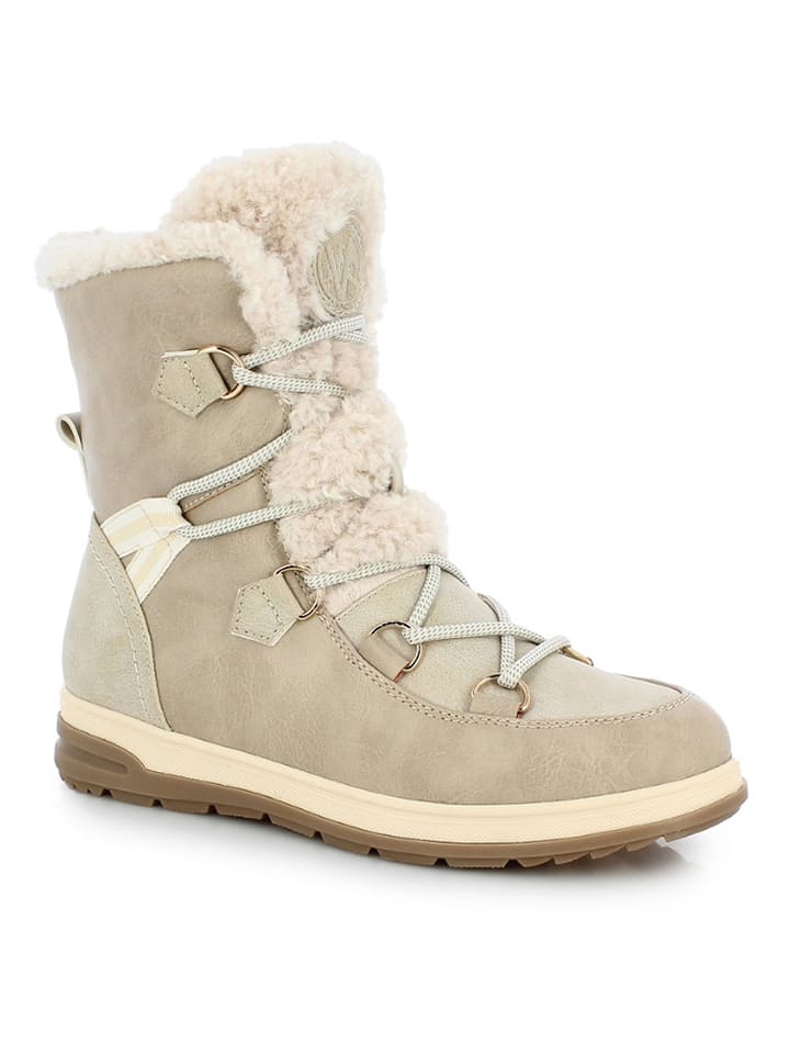 Winterstiefel "Abigail" in Beige